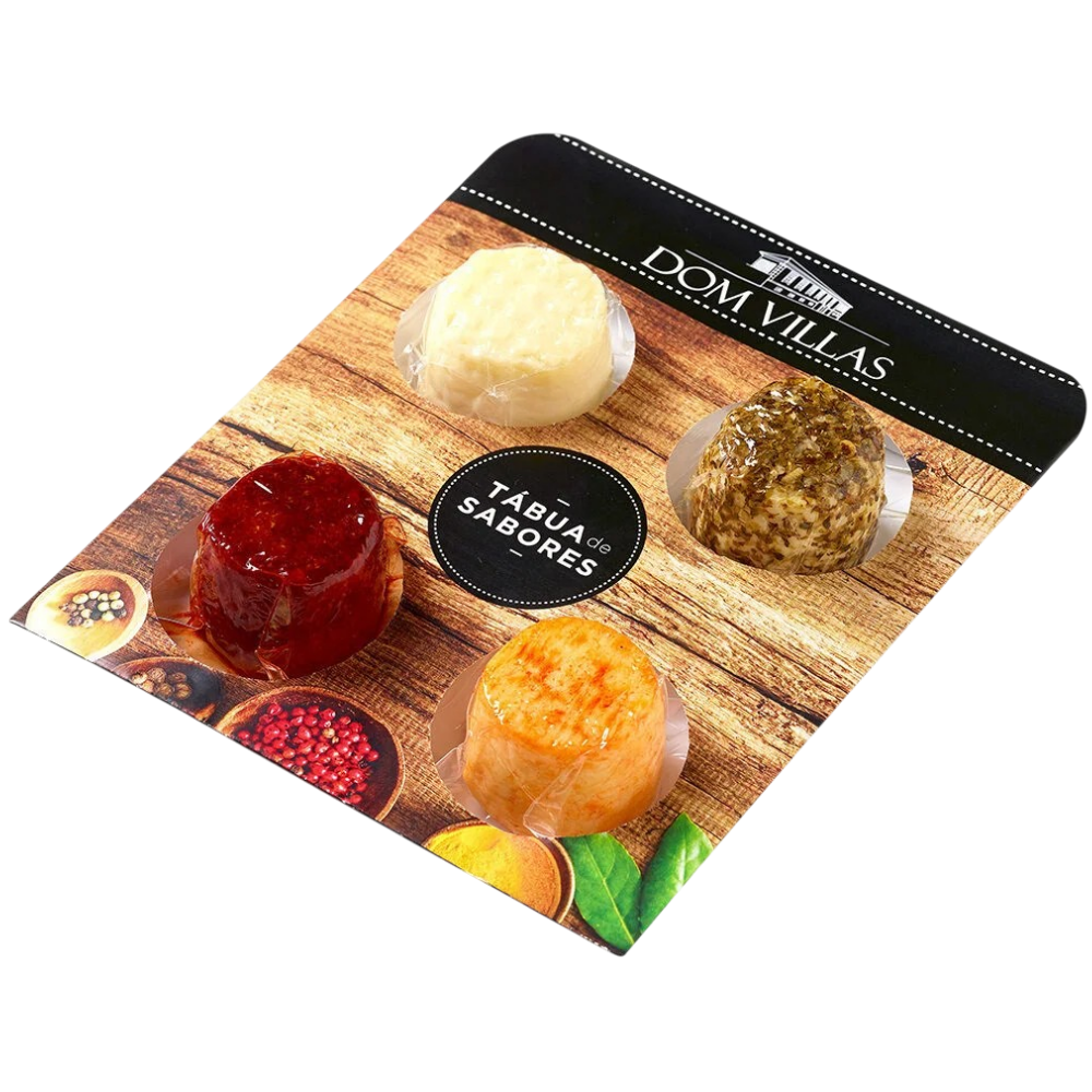 Spiced Cow's Cheese Board 3x80g - Paiva