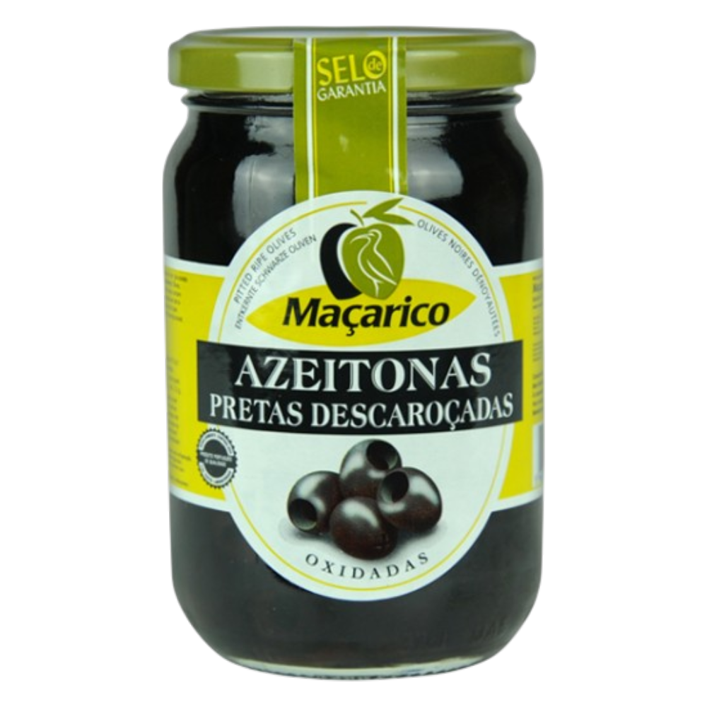 Azeitona Preta Descaroçada 165g - Maçarico