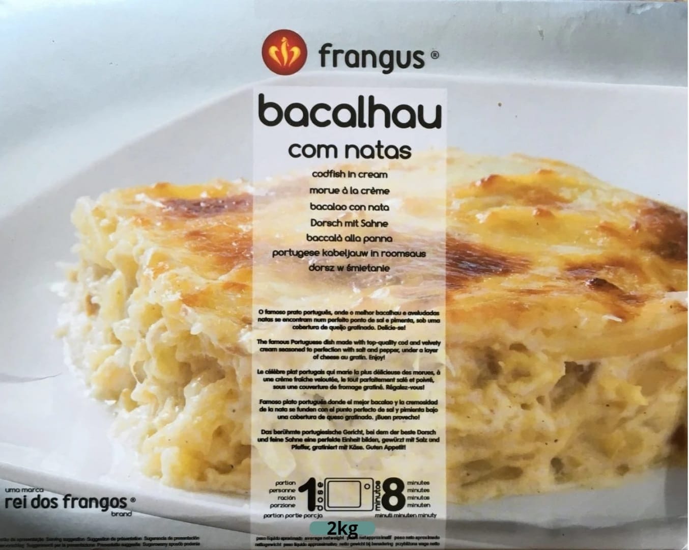 Bacalhau com Natas 2kg - Frangus
