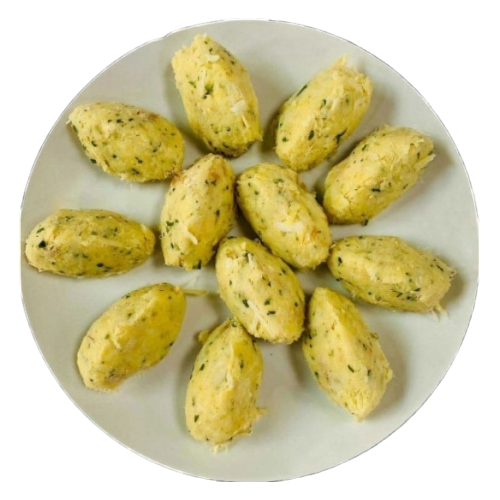 Pastéis de Bacalhau 12un. 400g Aprox. - Macrofrio