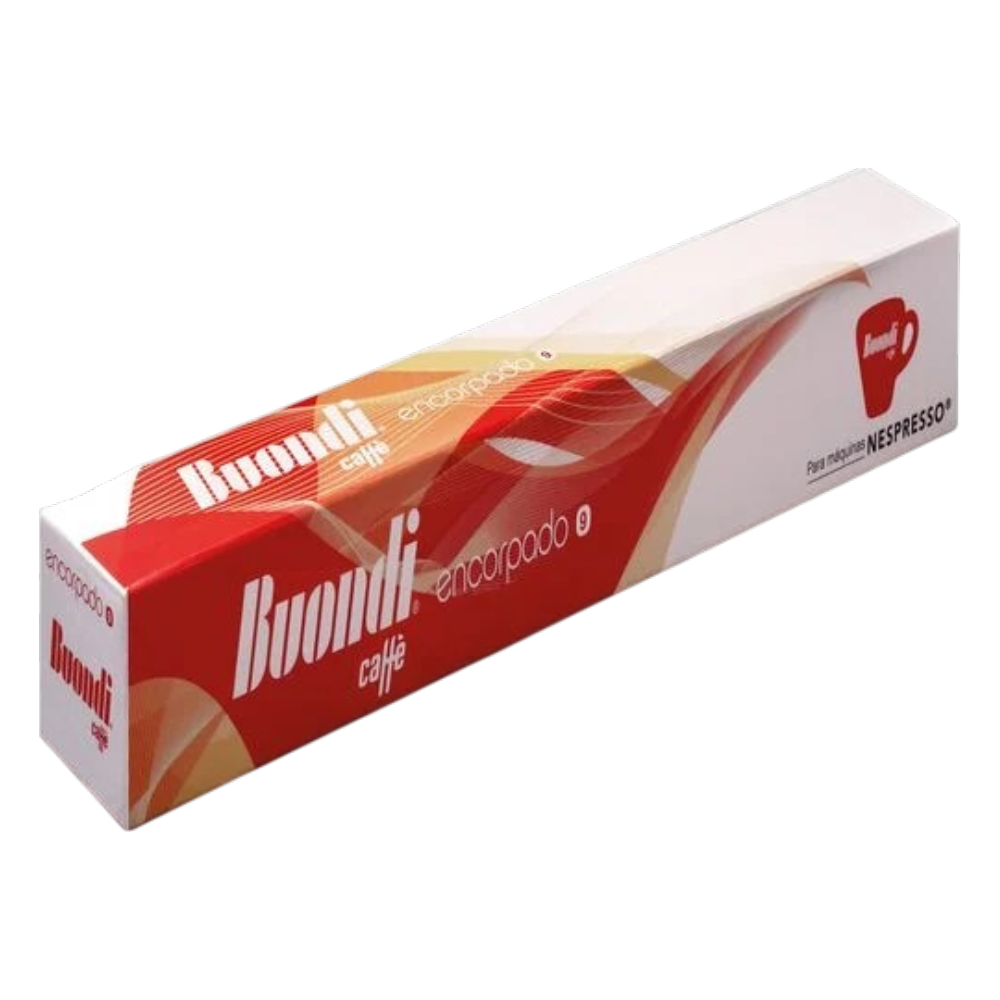Café Encorpado (10 un.) Cápsula Nespresso - Buondi (Int. 8)