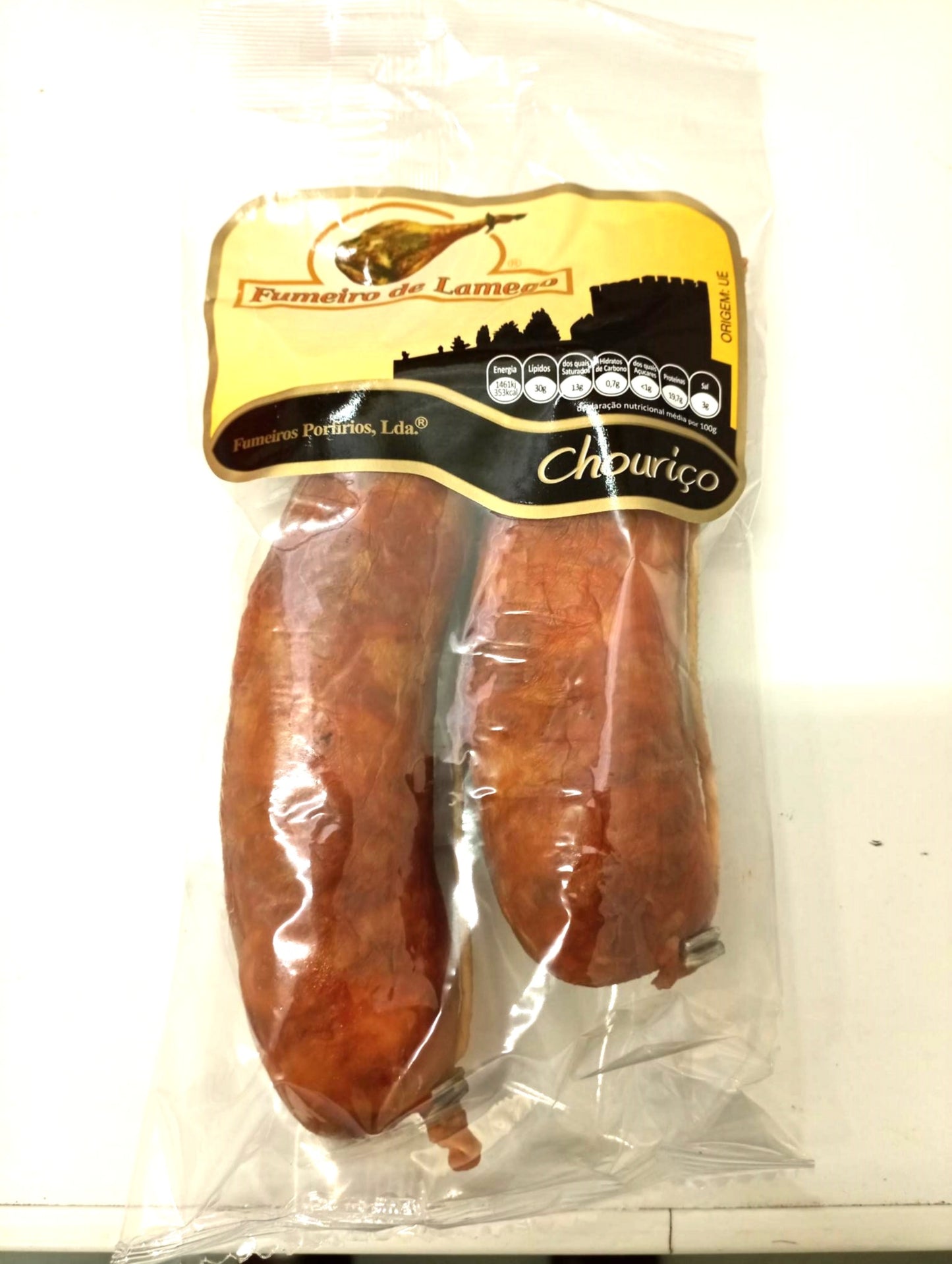 Chouriço Corrente Vermelho Lamego Emb 2 - Fumeiro Porfirios 260gr Aprox