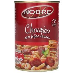 Chouriço com Feijão 500gr - Nobre