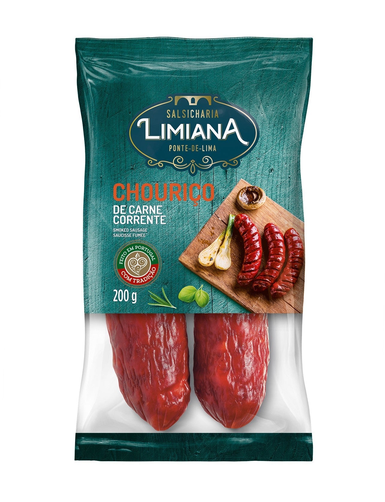 Chouriço carne Corrente 200gr - Limiana