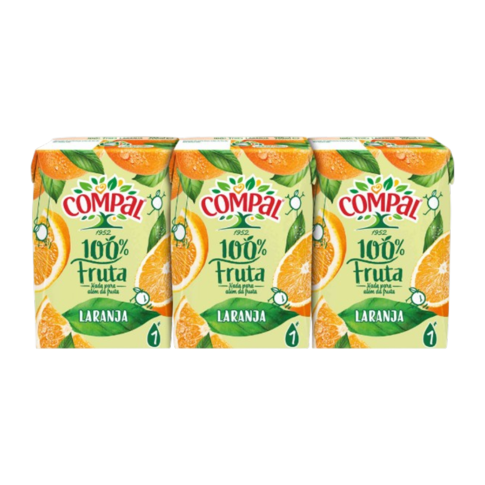 Compal Orange 100% 3x200ml