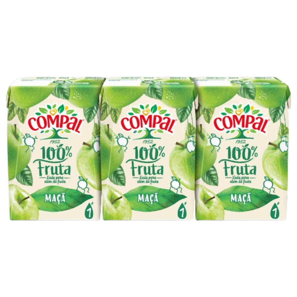 Compal 100% Apple 3x200ml
