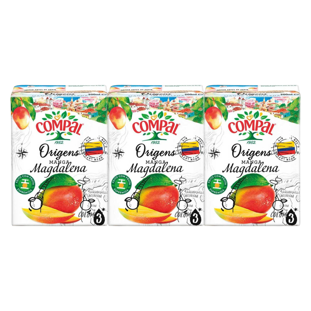 Compal Origens Manga Magdalena 3x200ml