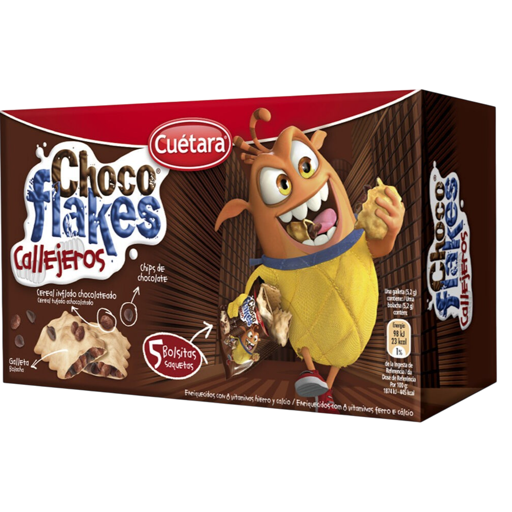 Choco Flakes Cereal 500g - Cuétara