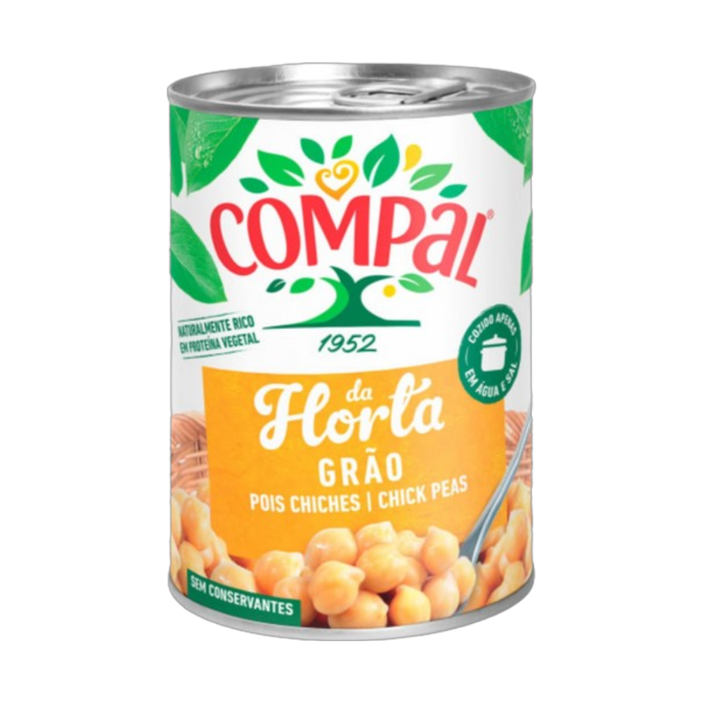 Garbanzos Cocidos 410g - Compal
