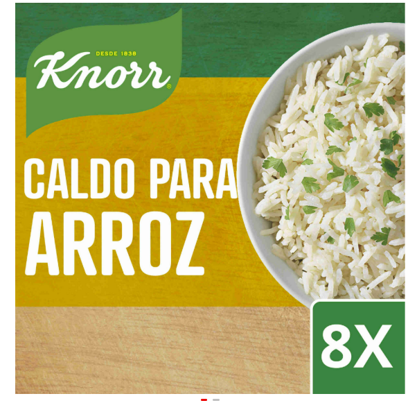 Caldo Knorr Arroz 8uds. 80g