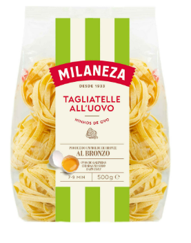 Massa Tagliatelle Ninhos 500gr - Milaneza