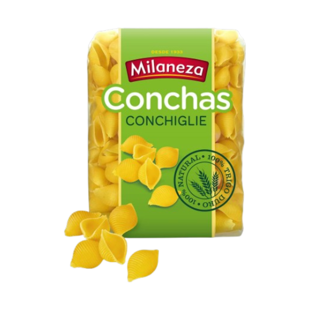 Massa Conchas 500g - Milaneza