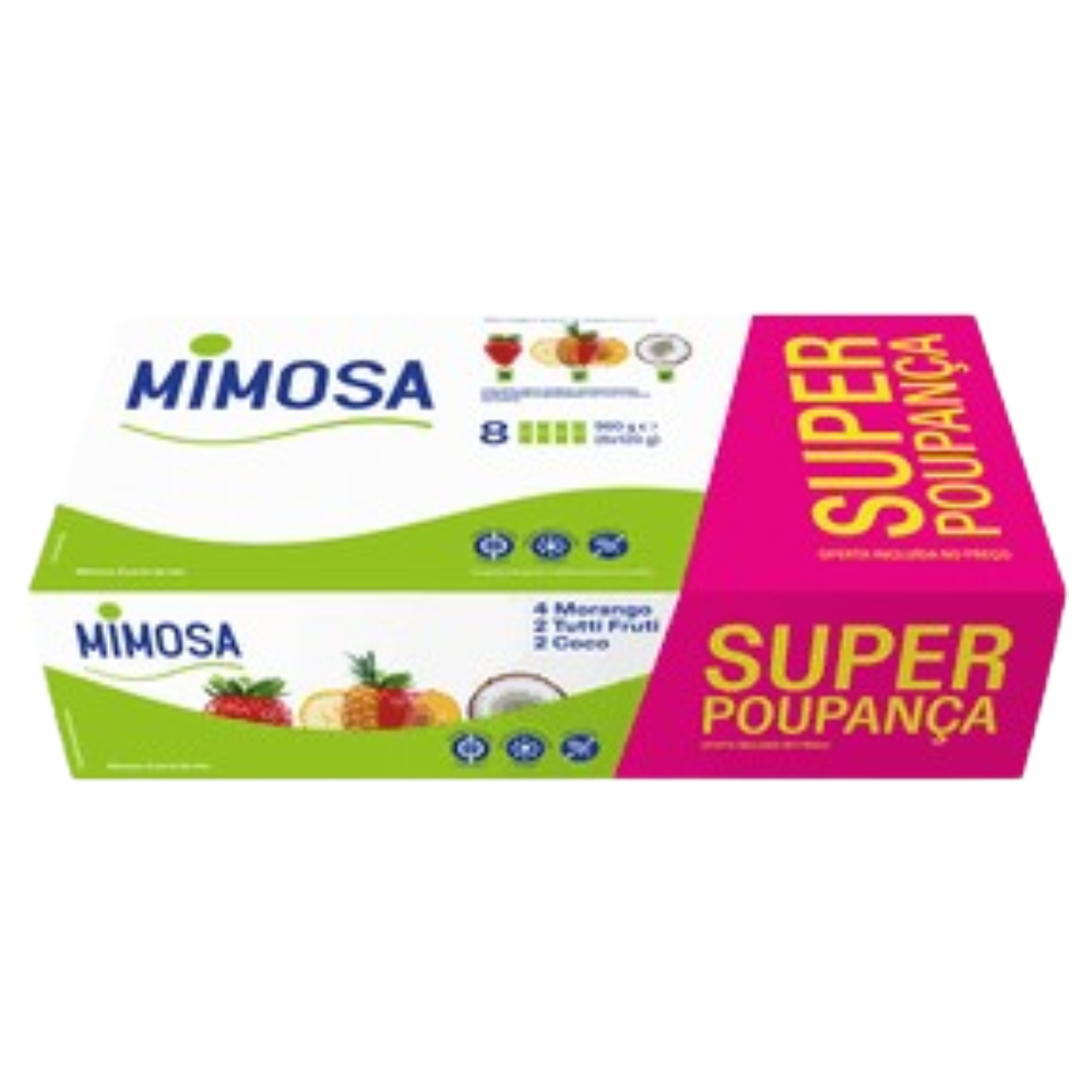 Iogurte Aroma Pack Económico 8x120g - Mimosa