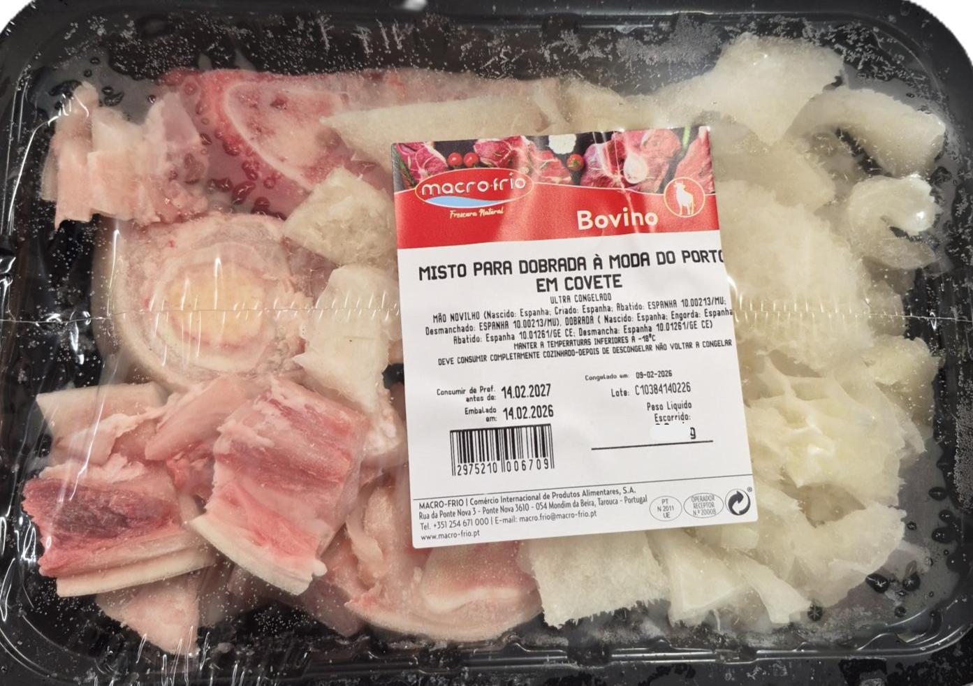 Mezcla para Callos a la Moda de Oporto 650g Aprox.