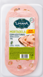 Limiana Mortadela C/Azeitona Fatiada 100gr