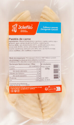Pataniscas de Bacalhau 6un 250g Aprox - Jolefilo