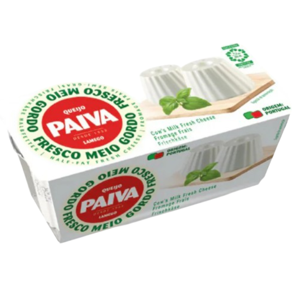 Queijo Fresco Paiva - Meio Gordo 2 x 62.5g - Paiva