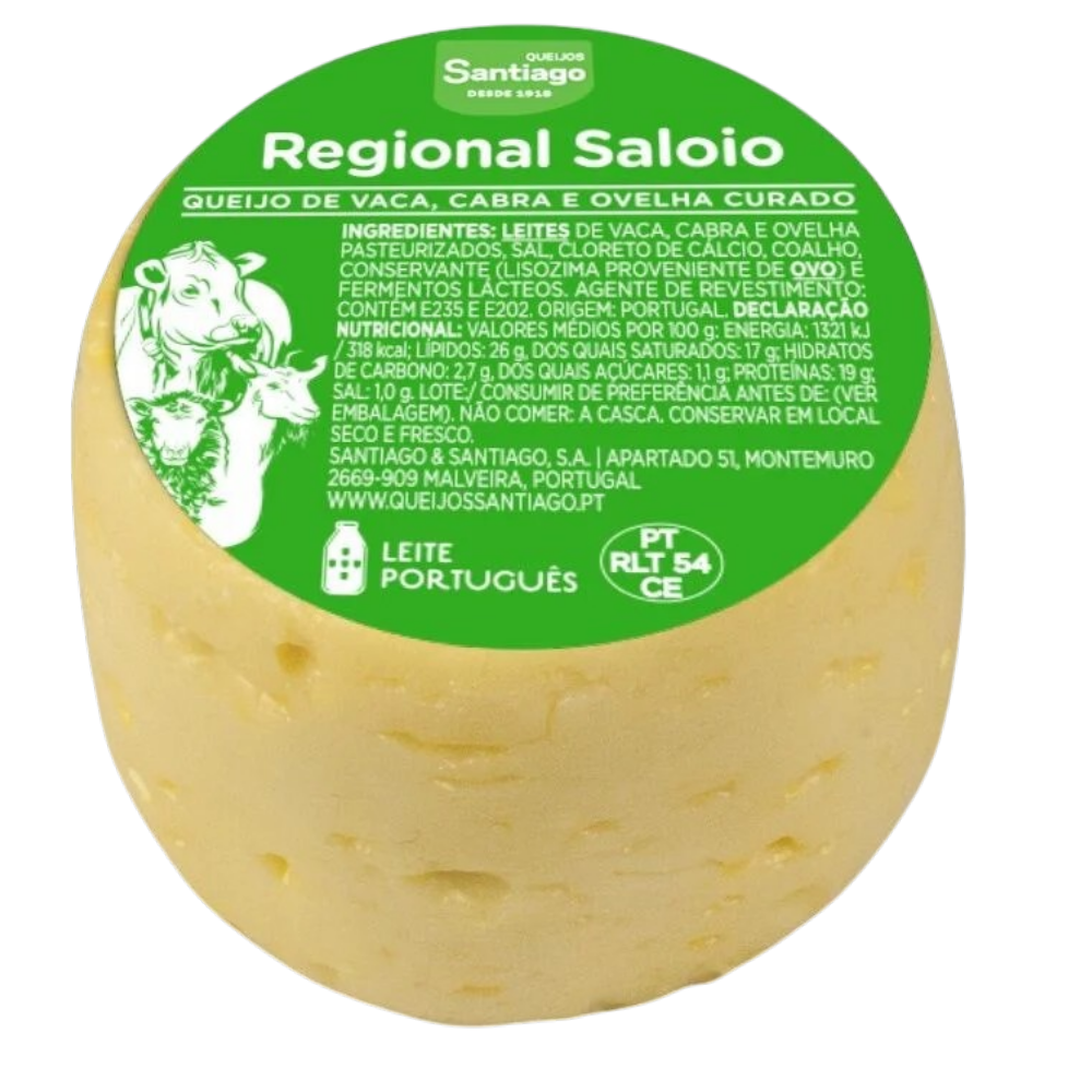 Queijo Mistura Regional Saloio 190g Aprox - Santiago