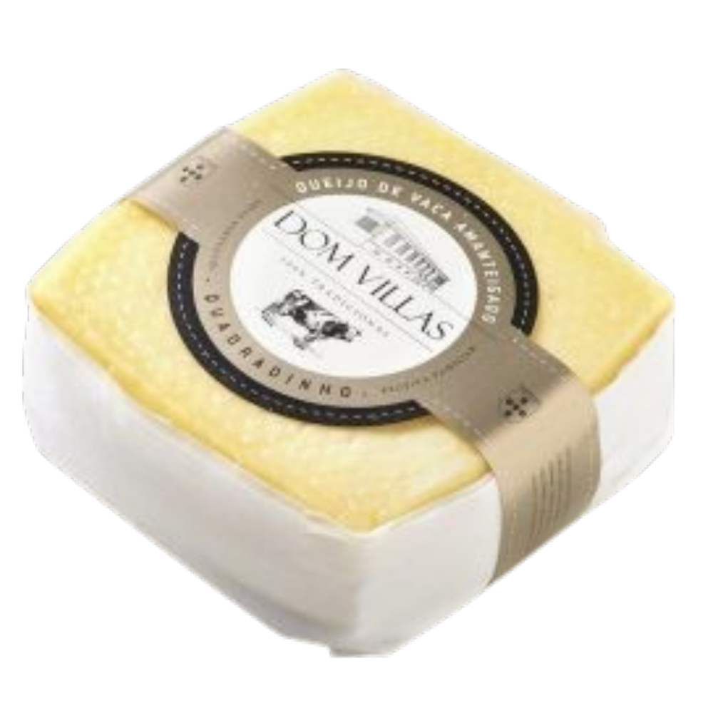 Queijo Dom Villas Quadrado Vaca 500g Aprox
