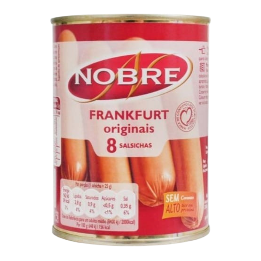 Salsichas Frankfurt 8un. - Nobre
