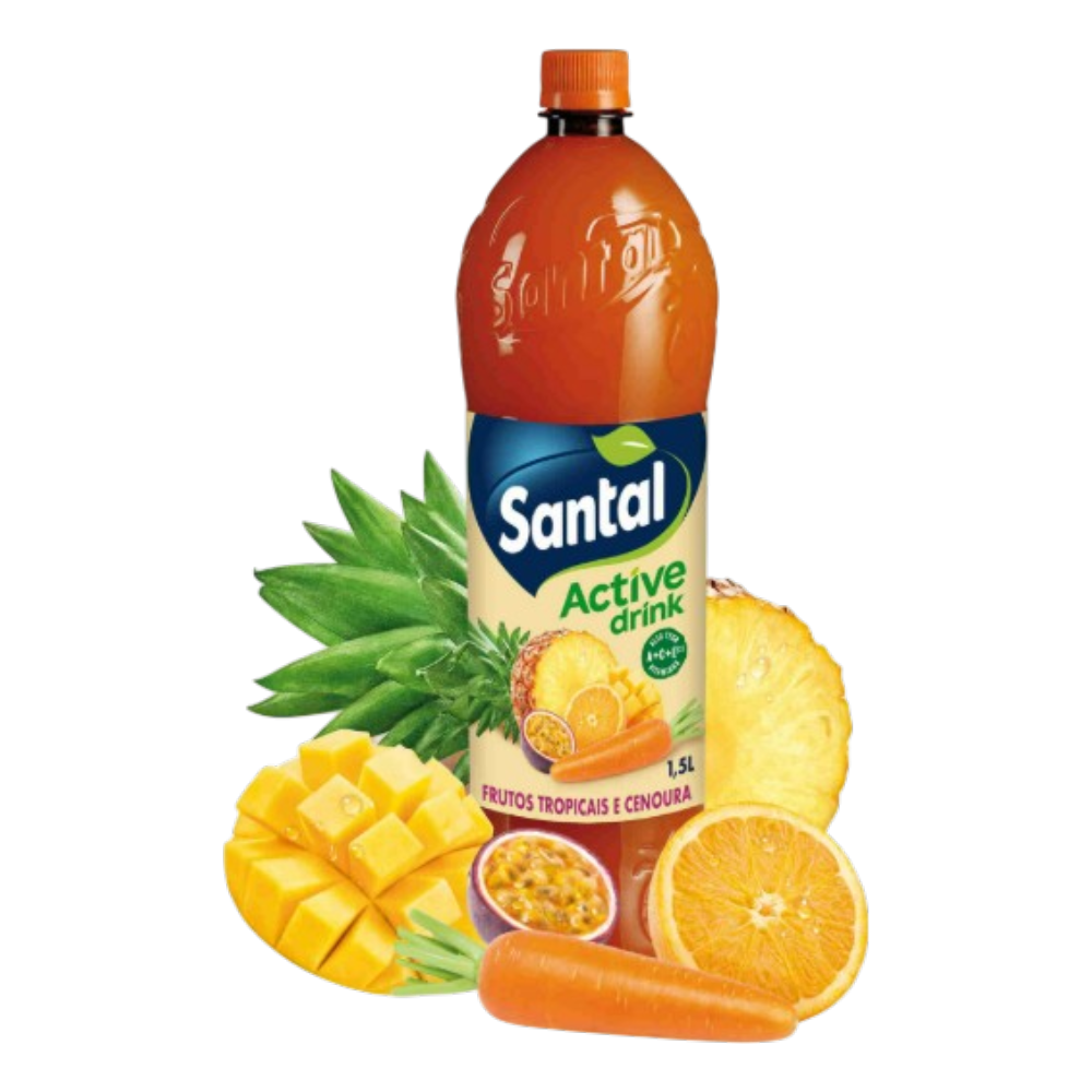 Santal Active Tropical Fruits & Carrot 1.5L