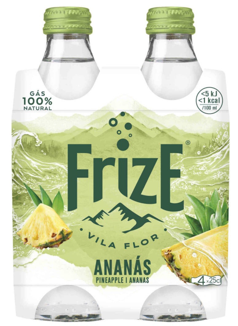 Agua con gas Frize Piña 4x25cl