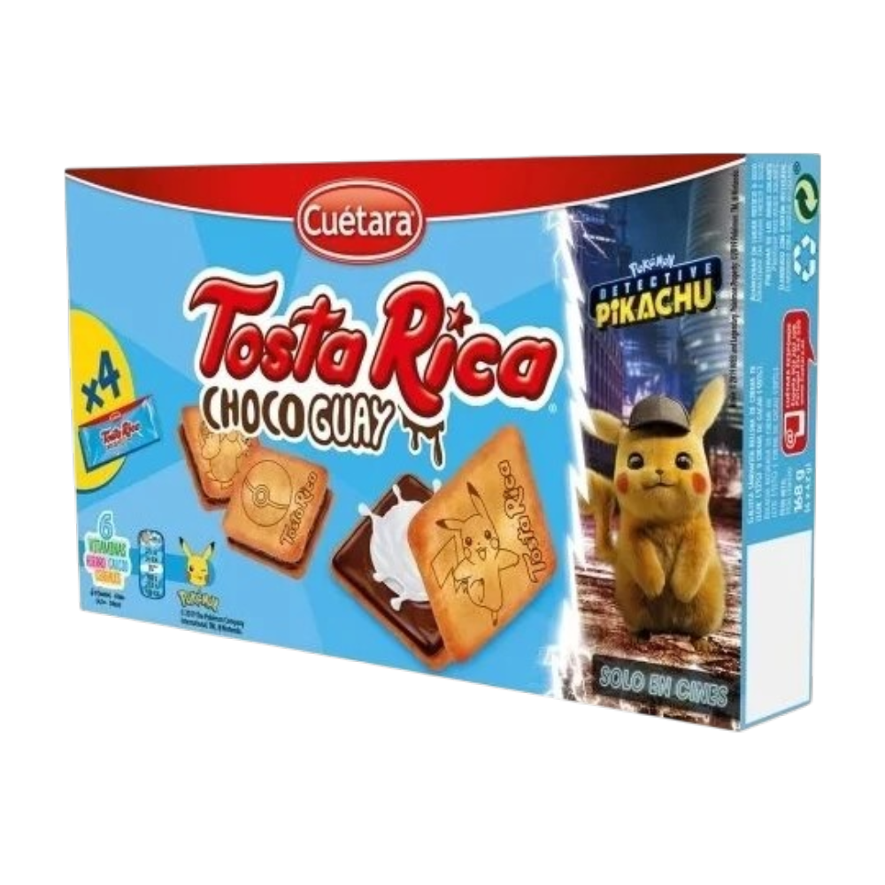 Tosta Rica Choco Guay 168g - Cuétara