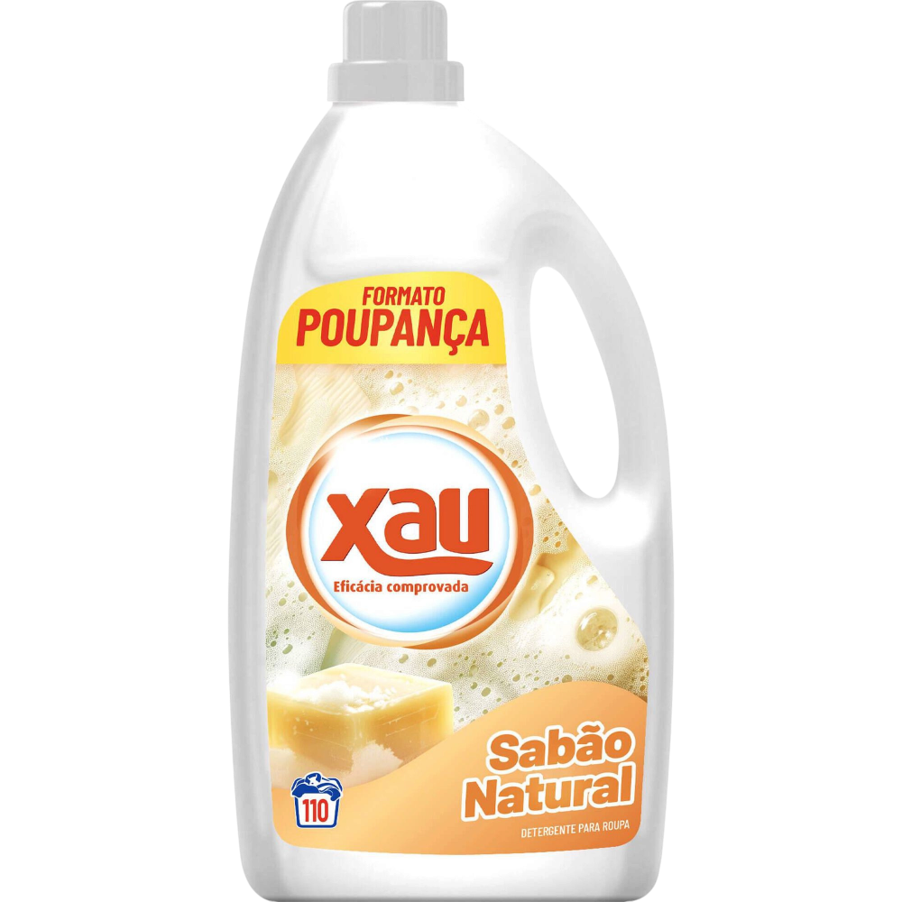 Detergente para Ropa a Máquina Líquido Jabón Natural 105 Dosis - Xau