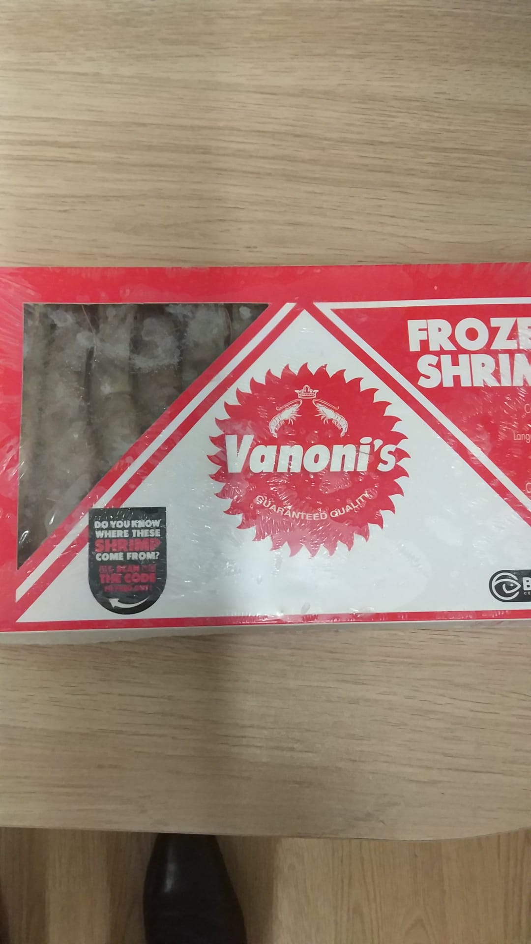 Camarão 20/30 - 1kg 800gr net