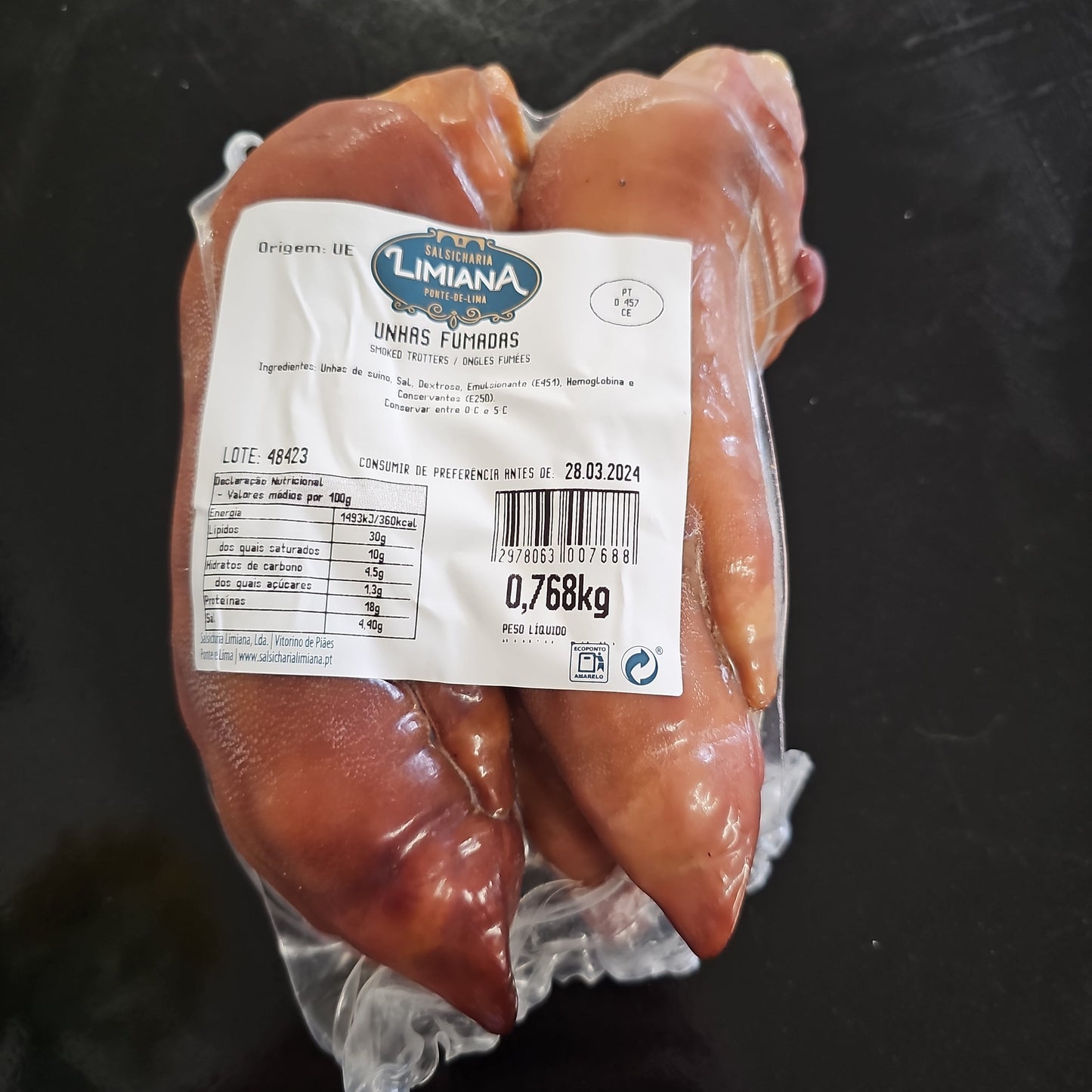 Unhas Fumada Limiana Cada 650/750g Aprox