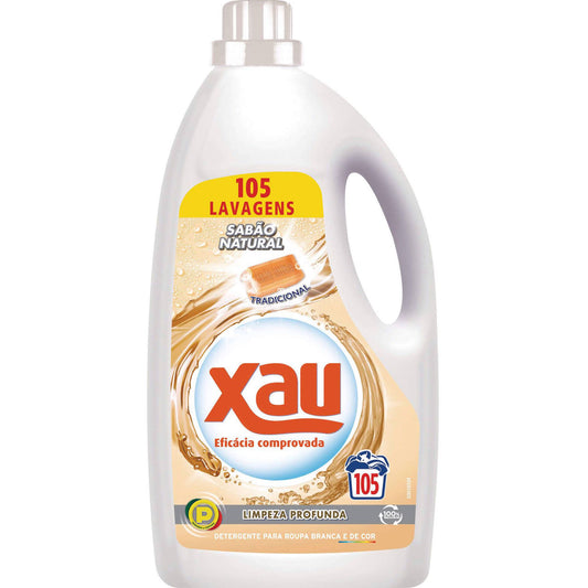 Detergente da Roupa Máquina Líquido Sabão Natural 105 Doses - Xau
