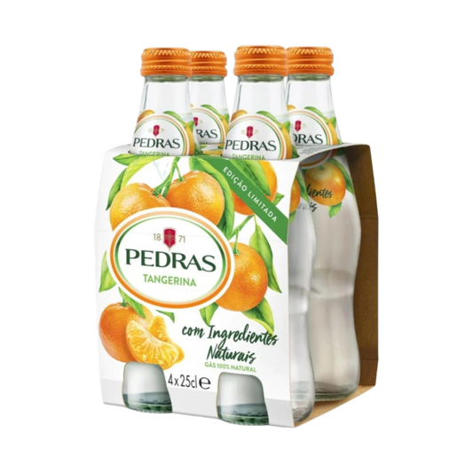 Água Com Gás Pedras Salgadas de Tangerina 4x25cl