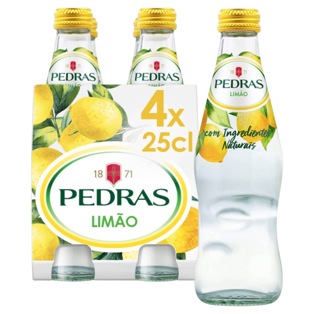 Agua das Pedras Salgadas Limón 4x25cl