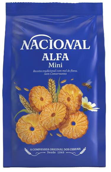 Bolacha Alfa Mini 120g. - Nacional