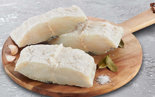 Bacalhau Noruega Graudo Lombos Premium Secos 600gr. Aprox.