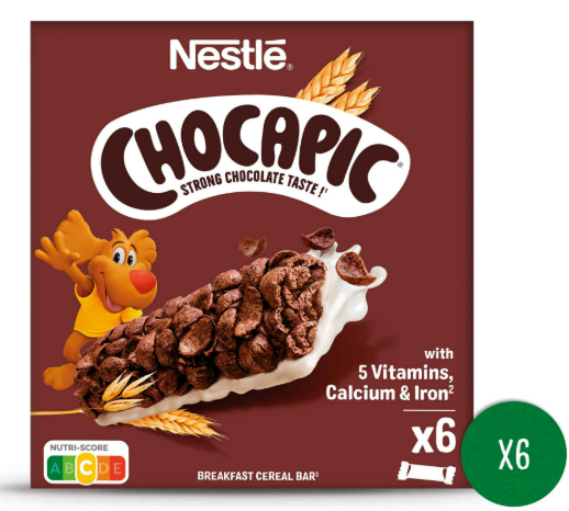 Barras de Cereais Chocapic 150gr 6 Un. - Nestlé
