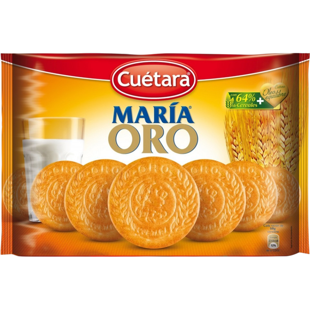Maria Oro Biscuits 4x200g - Cuétara