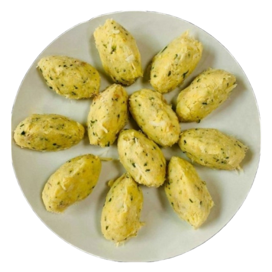 Pastéis de Bacalhau 12un. 400g  Aprox. - Macrofrio