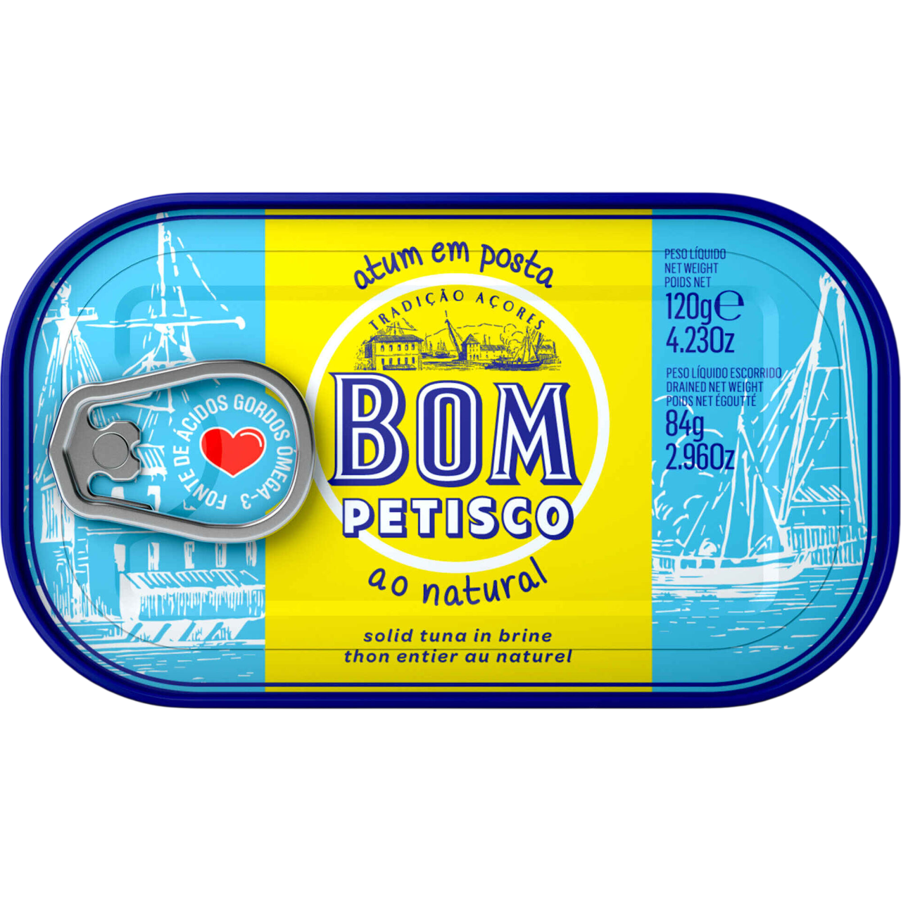Tuna Steak in Brine 120g - Bom Petisco