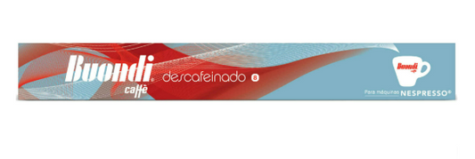 Cápsulas de Descafeinado Int 8 Buondi 10un - Cápsula Nespresso