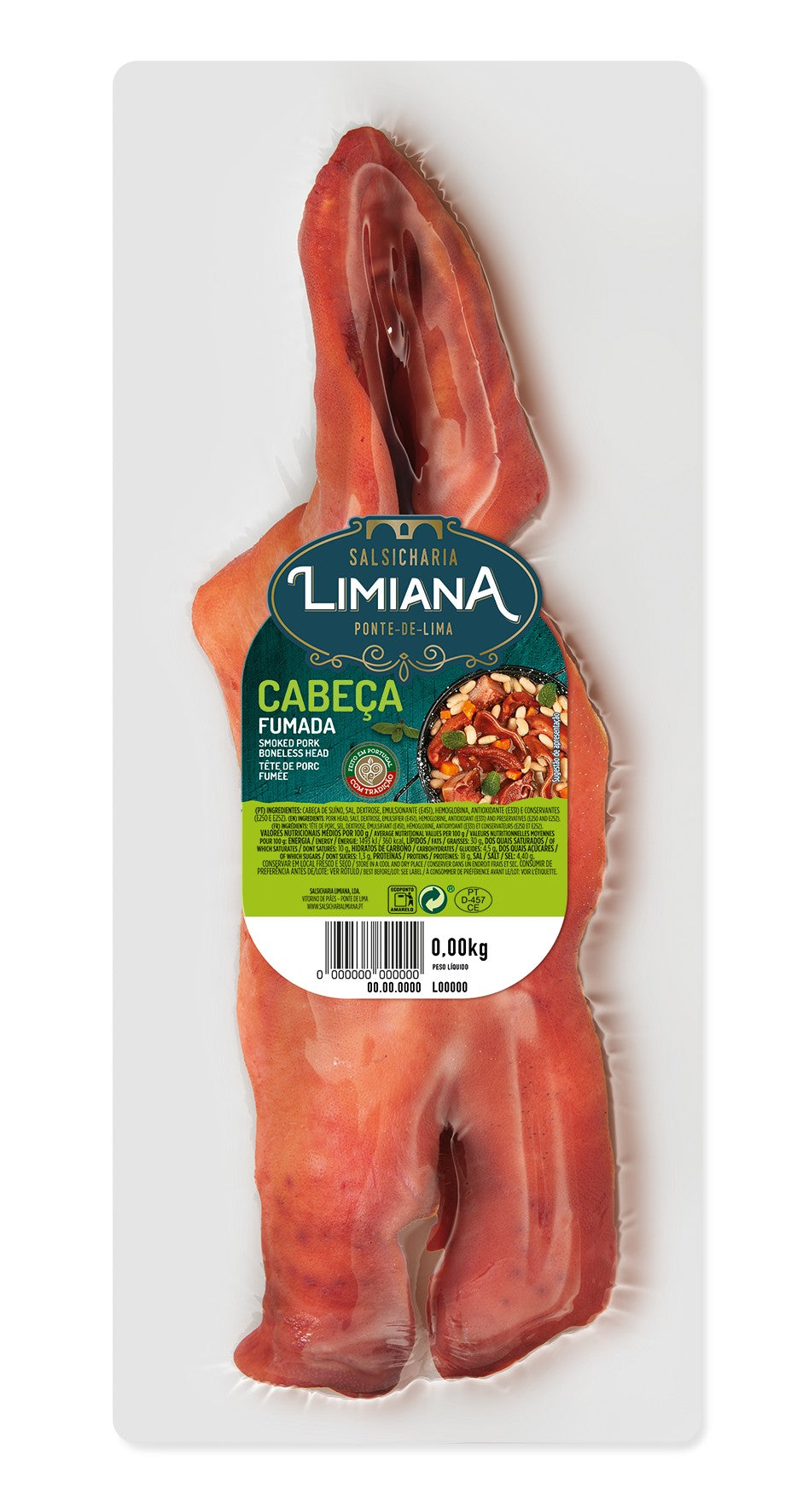 Cabeça Fumada - Limiana 1kg Aprox.