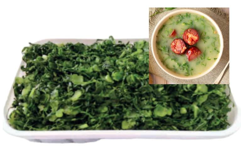 Couve Congelada p/ Caldo Verde 250g - Macrofrio