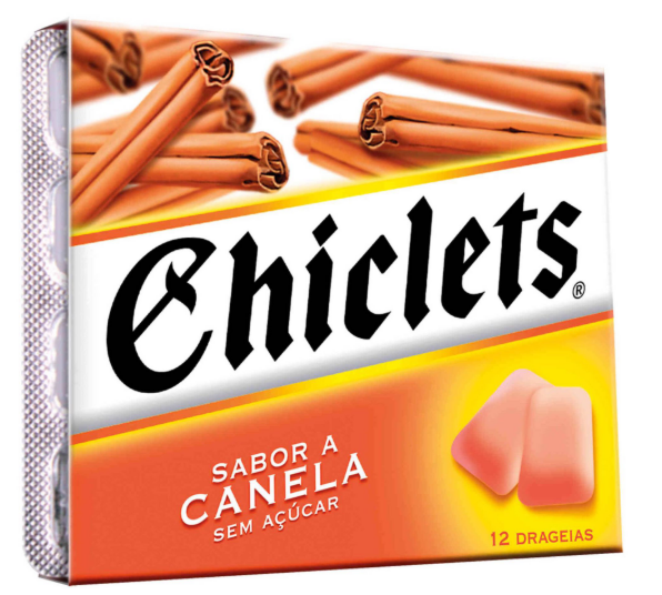 Pastilha Canela 17.2gr - Chiclets