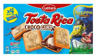 Tosta Rica Choco Guay 168g - Cuétara