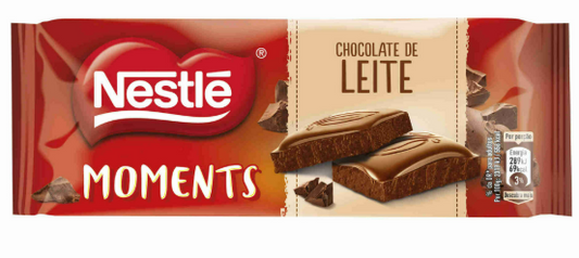 Tablete de Chocolate de Leite Moments 90gr