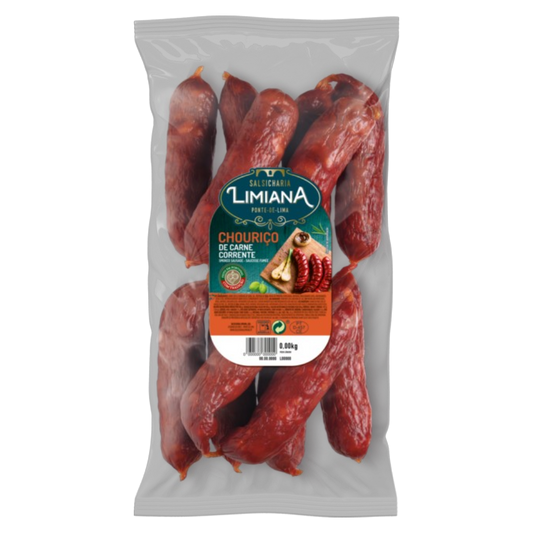 Chouriço de Carne (Cured Meat Sausage) Current 1.2kg Approx. - Limiana