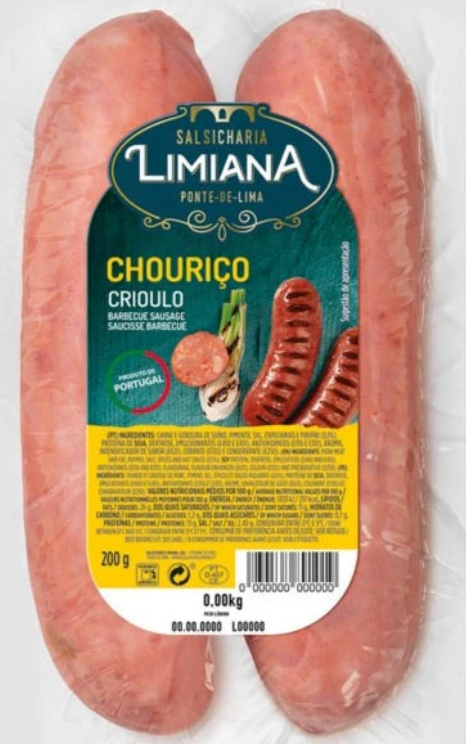 Chouriço Crioulo 200gr - Limiana