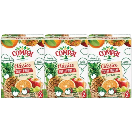 Compal Clásico Tutti Frutti 3x200ml