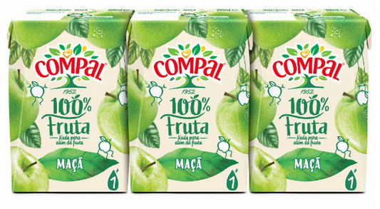 Compal 100% Maçã 3x200ml