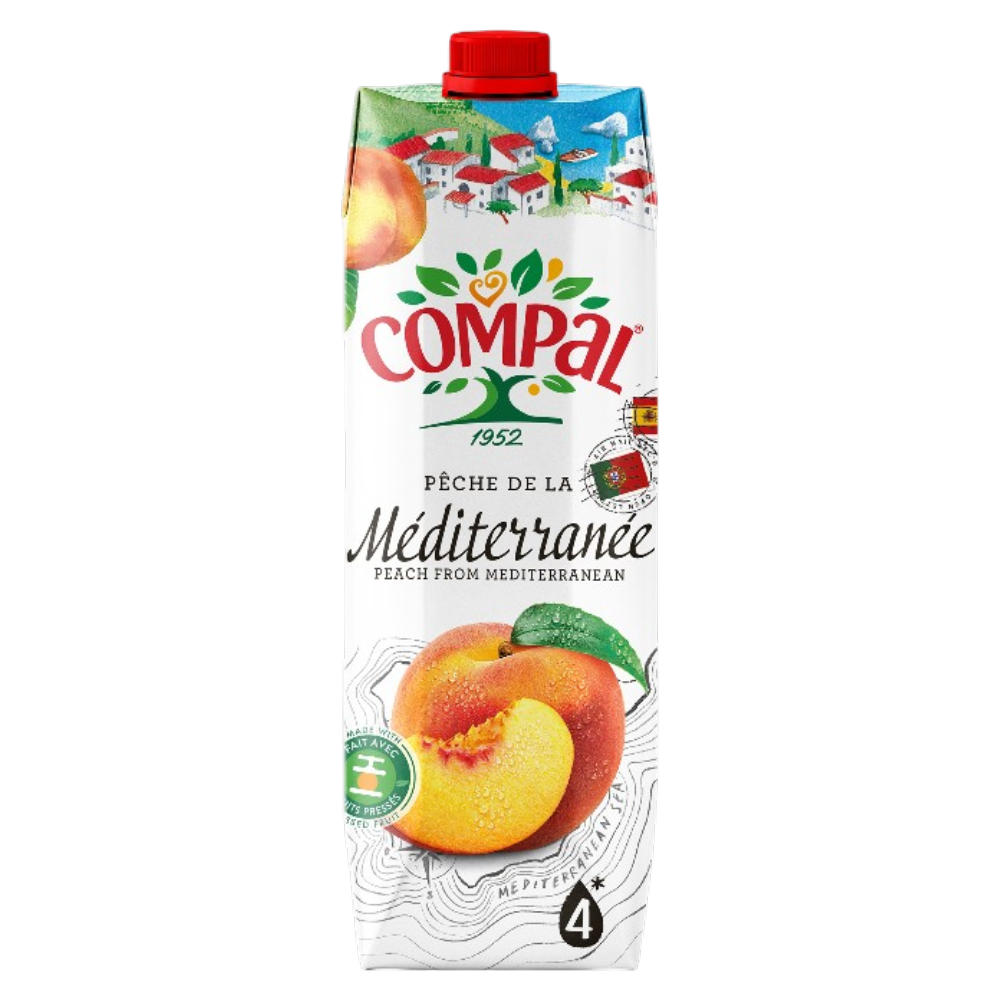 Compal Melocotón del Mediterráneo 1L